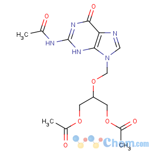 CAS No:86357-14-4 [2-[(2-acetamido-6-oxo-3H-purin-9-yl)methoxy]-3-acetyloxypropyl] acetate