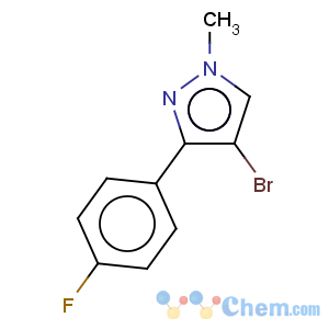 CAS No:863605-34-9 1H-Pyrazole,4-bromo-3-(4-fluorophenyl)-1-methyl-