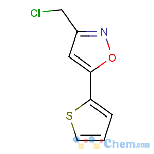 CAS No:863669-57-2 3-(chloromethyl)-5-thiophen-2-yl-1,2-oxazole