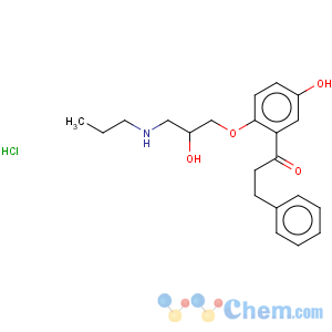 CAS No:86384-10-3 1-Propanone,1-[5-hydroxy-2-[2-hydroxy-3-(propylamino)propoxy]phenyl]-3-phenyl-