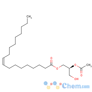 CAS No:86390-77-4 9-Octadecenoic acid(9Z)-, (2S)-2-(acetyloxy)-3-hydroxypropyl ester