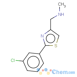 CAS No:864068-99-5 4-Thiazolemethanamine,2-(3-chlorophenyl)-N-methyl-