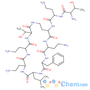 CAS No:86408-36-8 polymyxin b nonapeptide hydrochloride