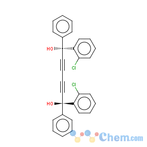 CAS No:86436-19-3 2,4-Hexadiyne-1,6-diol,1,6-bis(2-chlorophenyl)-1,6-diphenyl-, [R-(R*,R*)]- (9CI)