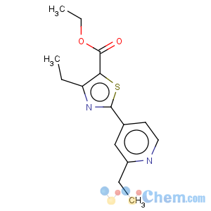 CAS No:864684-99-1 5-Thiazolecarboxylicacid, 4-ethyl-2-(2-ethyl-4-pyridinyl)-, ethyl ester
