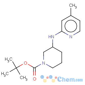 CAS No:864685-00-7 1-Piperidinecarboxylicacid, 3-[(4-methyl-2-pyridinyl)amino]-, 1,1-dimethylethyl ester