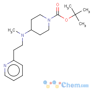CAS No:864685-08-5 1-Piperidinecarboxylicacid, 4-[methyl[2-(2-pyridinyl)ethyl]amino]-, 1,1-dimethylethyl ester