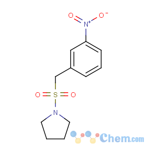 CAS No:864685-23-4 1-[(3-nitrophenyl)methylsulfonyl]pyrrolidine