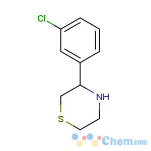 CAS No:864685-25-6 3-(3-chlorophenyl)thiomorpholine