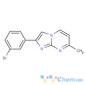 CAS No:864685-42-7 2-(3-bromophenyl)-7-methylimidazo[1,2-a]pyrimidine