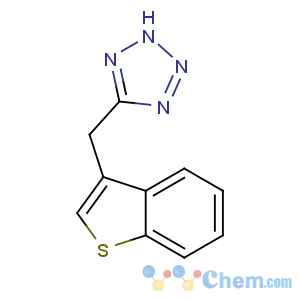 CAS No:864685-43-8 5-(1-benzothiophen-3-ylmethyl)-2H-tetrazole