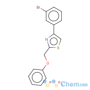 CAS No:864685-49-4 Thiazole,4-(3-bromophenyl)-2-(phenoxymethyl)-
