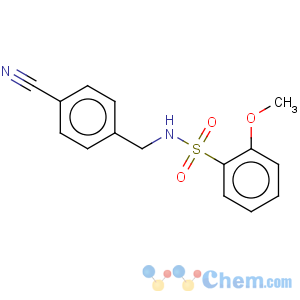 CAS No:864685-52-9 Benzenesulfonamide,N-[(4-cyanophenyl)methyl]-2-methoxy-