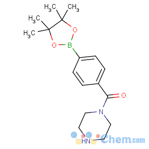 CAS No:864754-07-4 piperazin-1-yl-[4-(4,4,5,5-tetramethyl-1,3,<br />2-dioxaborolan-2-yl)phenyl]methanone