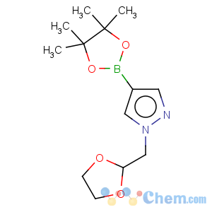 CAS No:864754-17-6 1H-Pyrazole,1-(1,3-dioxolan-2-ylmethyl)-4-(4,4,5,5-tetramethyl-1,3,2-dioxaborolan-2-yl)-