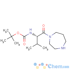 CAS No:864754-28-9 Carbamic acid,[(1S)-1-[(hexahydro-1H-1,4-diazepin-1-yl)carbonyl]-2-methylpropyl]-,1,1-dimethylethyl ester (9CI)