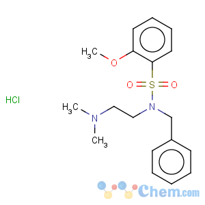 CAS No:864759-60-4 Benzenesulfonamide,N-[2-(dimethylamino)ethyl]-2-methoxy-N-(phenylmethyl)-, hydrochloride (1:1)