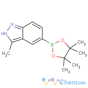 CAS No:864771-17-5 3-methyl-5-(4,4,5,5-tetramethyl-1,3,2-dioxaborolan-2-yl)-2H-indazole