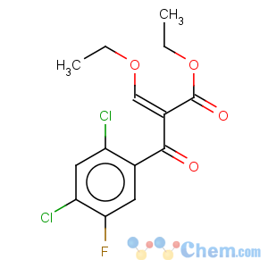 CAS No:86483-52-5 Benzenepropanoic acid,2,4-dichloro-a-(ethoxymethylene)-5-fluoro-b-oxo-, ethyl ester