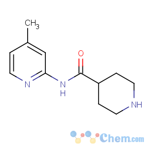 CAS No:865078-92-8 N-(4-methylpyridin-2-yl)piperidine-4-carboxamide