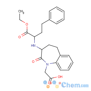 CAS No:86541-75-5 2-[(3S)-3-[[(2S)-1-ethoxy-1-oxo-4-phenylbutan-2-yl]amino]-2-oxo-4,<br />5-dihydro-3H-1-benzazepin-1-yl]acetic acid