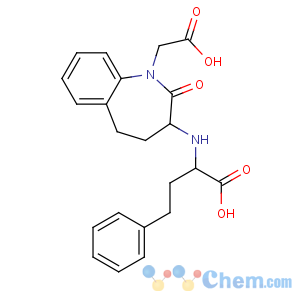 CAS No:86541-78-8 (2S)-2-[[(3S)-1-(carboxymethyl)-2-oxo-4,<br />5-dihydro-3H-1-benzazepin-3-yl]amino]-4-phenylbutanoic acid