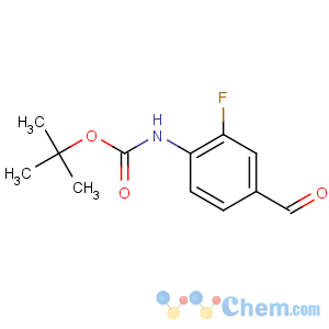 CAS No:865450-09-5 tert-butyl N-(2-fluoro-4-formylphenyl)carbamate