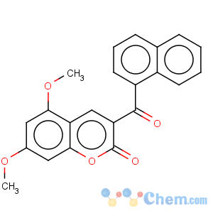 CAS No:86548-40-5 2H-1-Benzopyran-2-one,5,7-dimethoxy-3-(1-naphthalenylcarbonyl)-