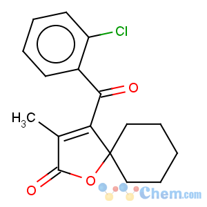 CAS No:86560-09-0 1-Oxaspiro[4.5]dec-3-en-2-one,4-(2-chlorobenzoyl)-3-methyl-