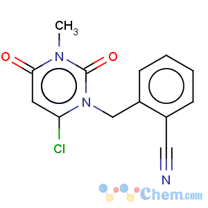CAS No:865758-96-9 Benzonitrile,2-[(6-chloro-3,4-dihydro-3-methyl-2,4-dioxo-1(2H)-pyrimidinyl)methyl]-