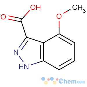 CAS No:865887-02-1 4-methoxy-1H-indazole-3-carboxylic acid