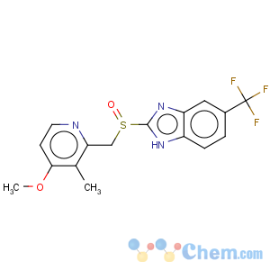 CAS No:86604-68-4 1H-Benzimidazole,2-[[(4-methoxy-3-methyl-2-pyridinyl)methyl]sulfinyl]-6-(trifluoromethyl)-