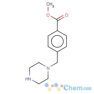 CAS No:86620-81-7 Benzoic acid,4-(1-piperazinylmethyl)-, methyl ester