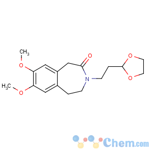 CAS No:866462-51-3 3-[2-(1,3-dioxolan-2-yl)ethyl]-7,8-dimethoxy-2,<br />5-dihydro-1H-3-benzazepin-4-one