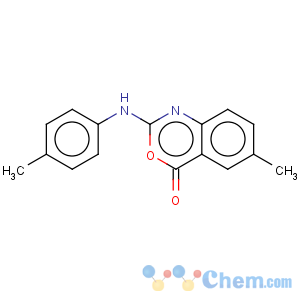 CAS No:86672-58-4 4H-3,1-Benzoxazin-4-one,6-methyl-2-[(4-methylphenyl)amino]-