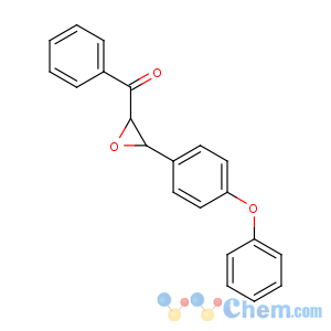 CAS No:86711-50-4 Methanone,[3-(4-phenoxyphenyl)oxiranyl]phenyl-, trans- (9CI)