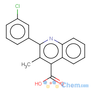 CAS No:867260-20-6 2-(3-Chloro-phenyl)-3-methylquinoline-4-carboxylic acid