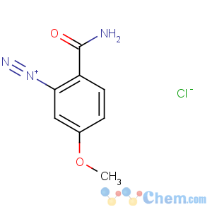 CAS No:86780-25-8 2-carbamoyl-5-methoxybenzenediazonium