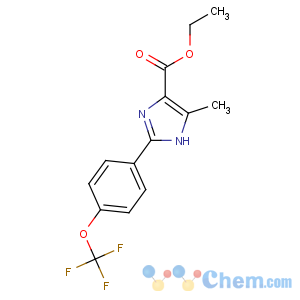 CAS No:868851-35-8 ethyl 5-methyl-2-[4-(trifluoromethoxy)phenyl]-1H-imidazole-4-carboxylate