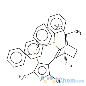 CAS No:868851-47-2 Phosphine,[(1S,4R)-3-[4-(diphenylphosphino)-2,5-dimethyl-3-thienyl]-4,7,7-trimethylbicyclo[2.2.1]hept-2-en-2-yl]diphenyl-