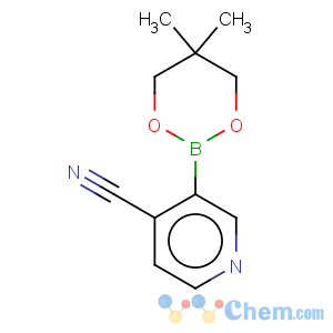 CAS No:868944-72-3 4-Pyridinecarbonitrile,3-(5,5-dimethyl-1,3,2-dioxaborinan-2-yl)-