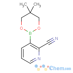 CAS No:868944-75-6 3-(5,5-dimethyl-1,3,2-dioxaborinan-2-yl)pyridine-2-carbonitrile