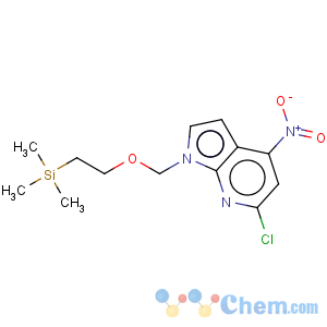 CAS No:869335-22-8 1H-Pyrrolo[2,3-b]pyridine,6-chloro-4-nitro-1-[[2-(trimethylsilyl)ethoxy]methyl]-