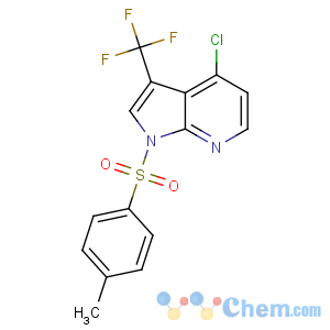 CAS No:869335-74-0 4-chloro-1-(4-methylphenyl)sulfonyl-3-(trifluoromethyl)pyrrolo[2,<br />3-b]pyridine
