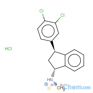 CAS No:86939-10-8 (1R,3S)-rel-3-(3,4-Dichlorophenyl)-2,3-dihydro-N-methyl-1H-inden-1-aminehydrochloride