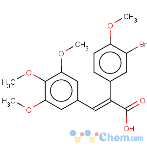 CAS No:869497-70-1 benzeneacetic acid3-bromo-4-methoxy-a-[(3,4,5-trimethoxyphenyl)methylene]-(ae)-