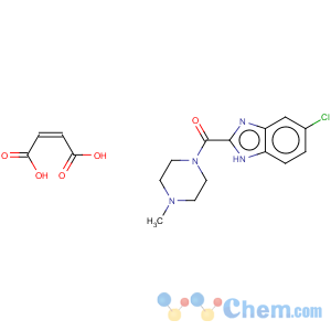 CAS No:869497-75-6 1-[(5-CHLORO-1H-BENZIMIDAZOL-2-YL)CARBONYL]-4-METHYLPIPERAZINE MALEATE