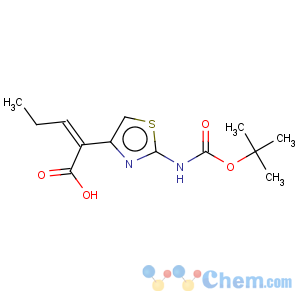 CAS No:86978-24-7 (Z)-2-(2-tert-Butoxycarbonylaminothiazol-4-yl)-2-pentenoic acid