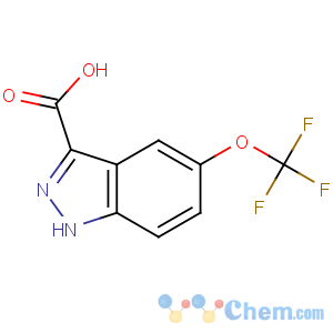 CAS No:869782-94-5 5-(trifluoromethoxy)-1H-indazole-3-carboxylic acid