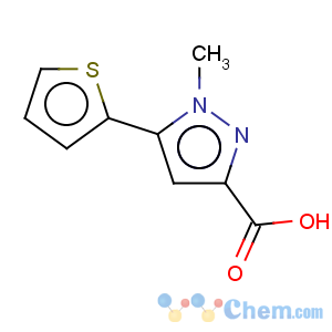 CAS No:869901-15-5 1H-Pyrazole-3-carboxylicacid, 1-methyl-5-(2-thienyl)-